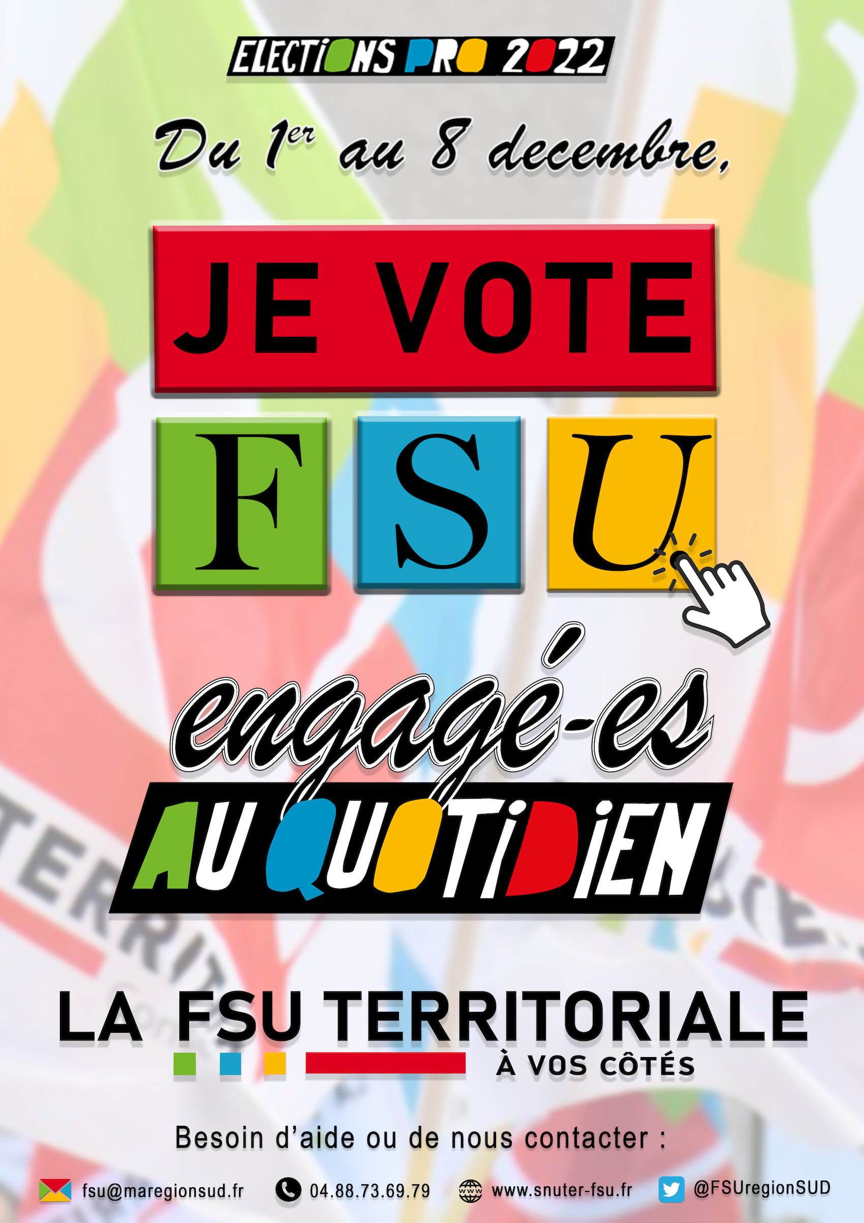 Affiche FSU Territoriale